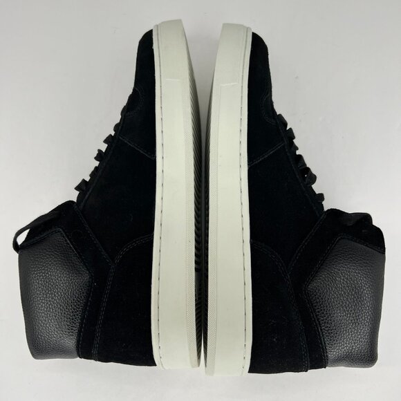 Mens Moretti MB321692 Black-02 Genuine Leather Lace Up High Size 10 D Sneakers - Picture 6 of 10